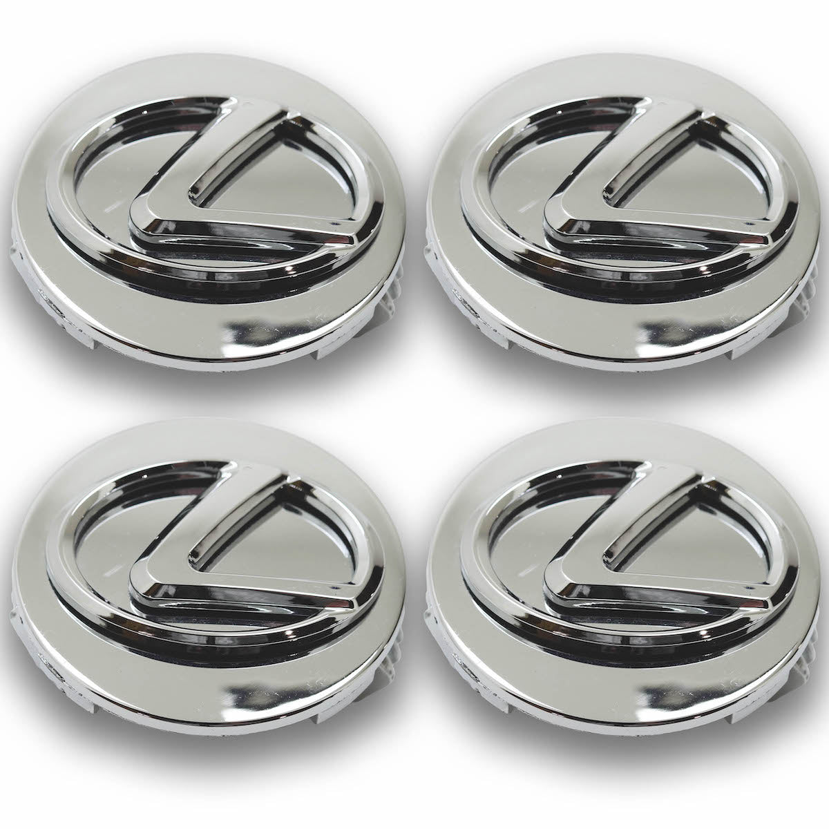 2 1/2" Lexus ES350 GS300 GS430 LS430/460 RX300 Chrome Center Cap 4260330370 set
